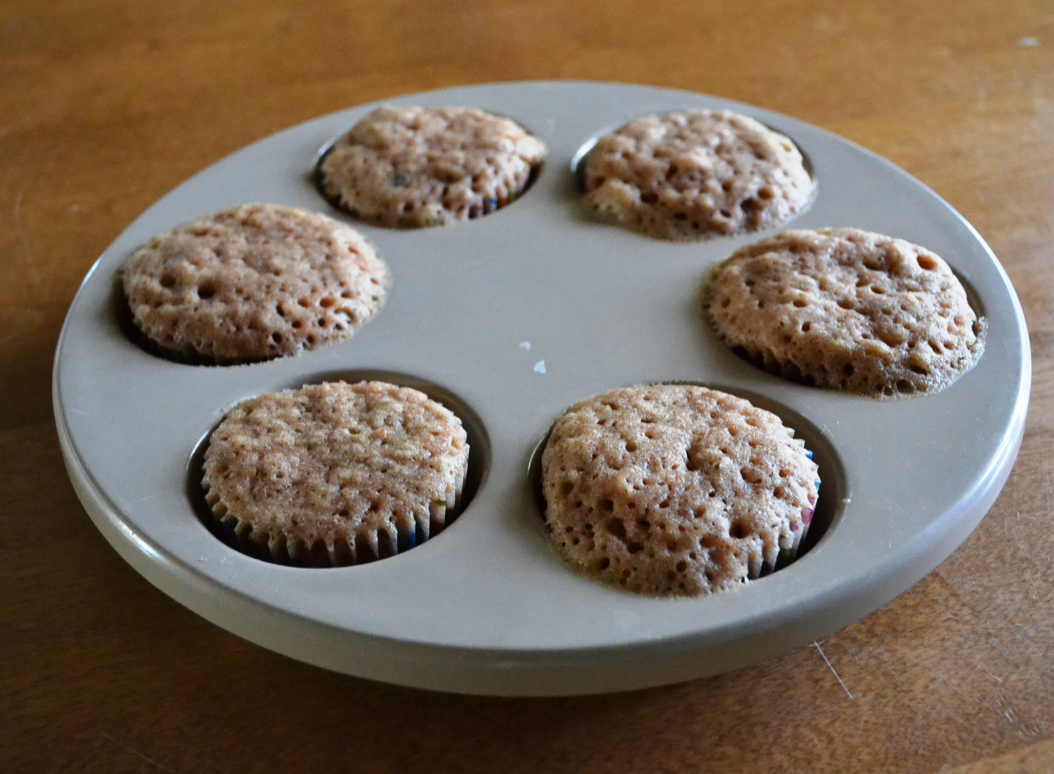 Pan of Microwave Muffins
